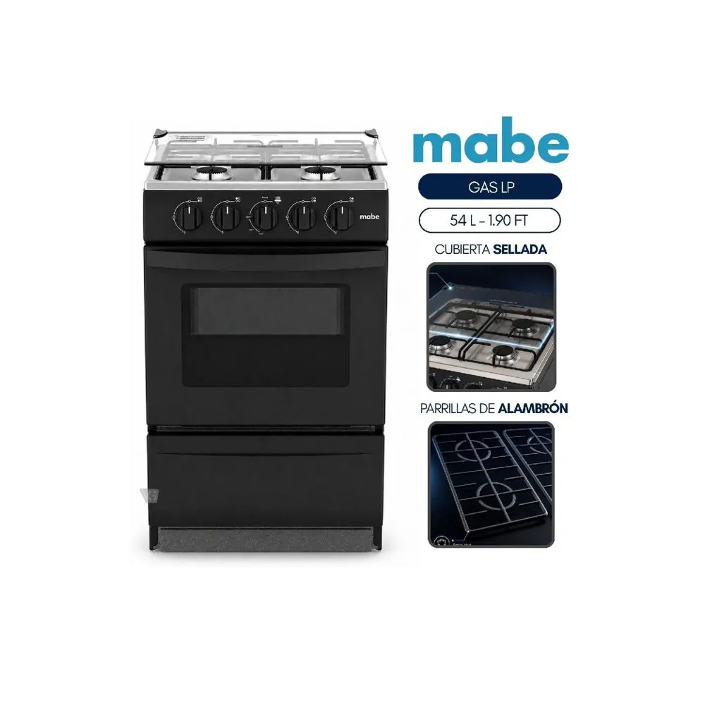 COCINA DE PIE A GAS 4 QUEMADORES MABE 