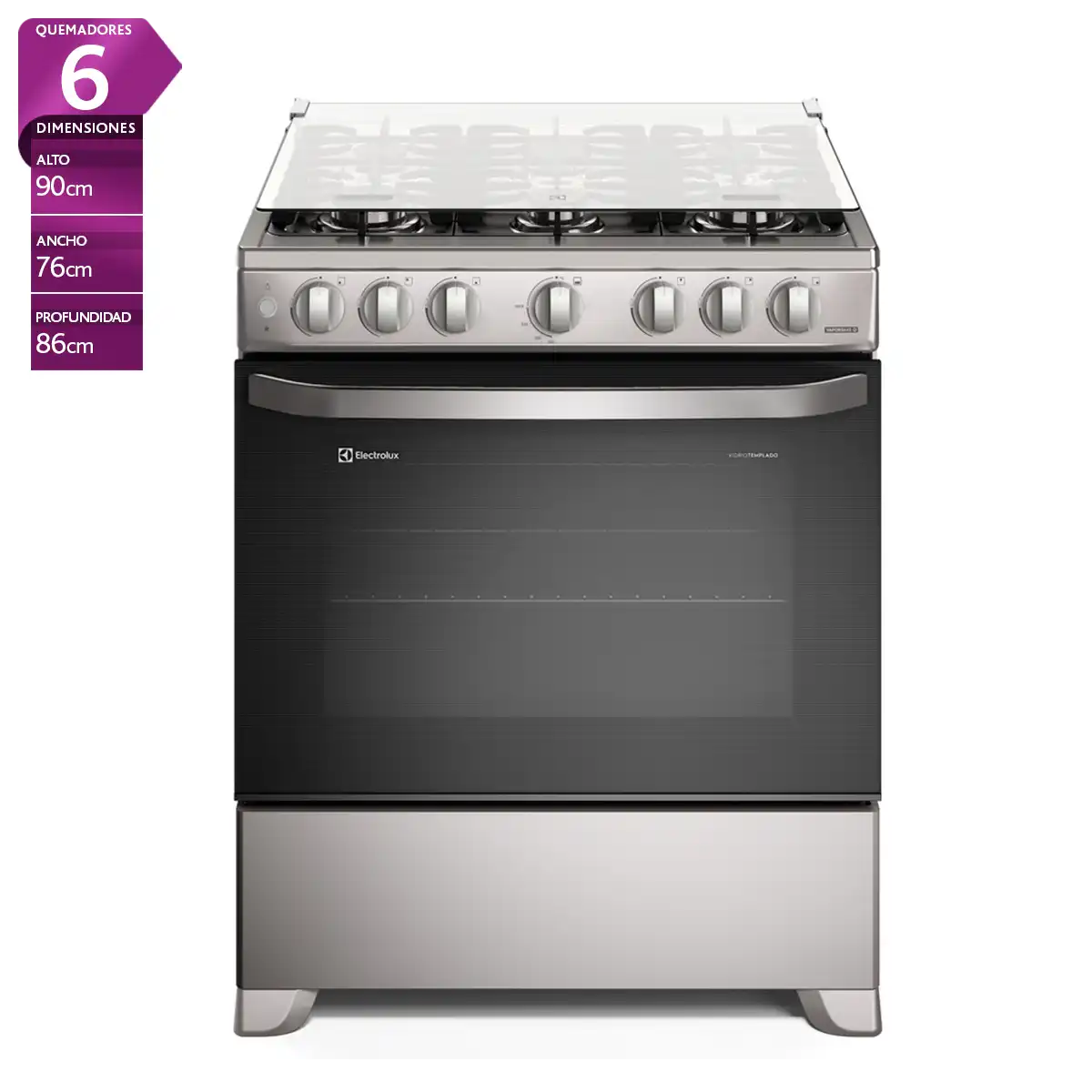 COCINA A GAS ELECTROLUX 6 HORNILLAS FE6ISR